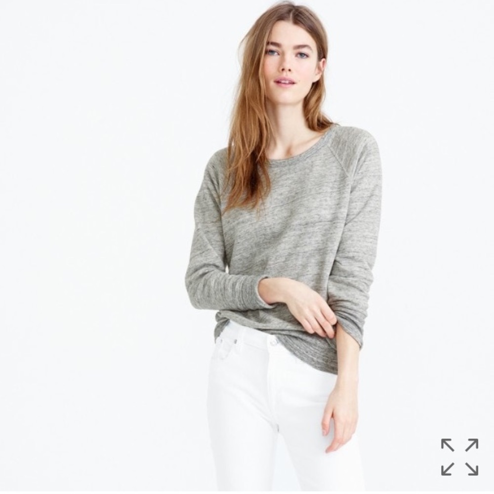 Raglan sweatshirt in soft pink